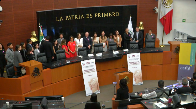 Presenta Early Institute “Prioridades de atención de la primera infancia 2024- 2030”, en el Senado de la República