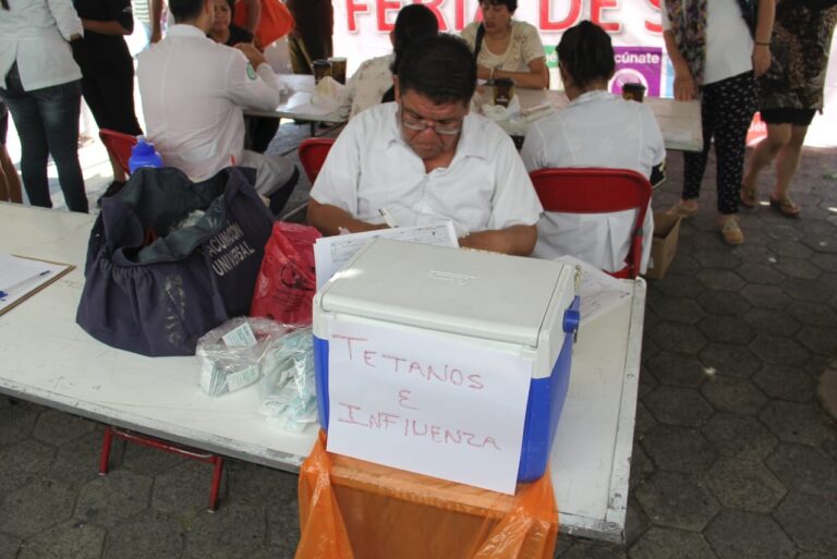 Instalan módulos de vacunación por Semana Nacional de Salud en Tlaquepaque