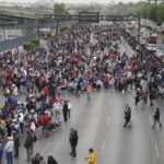 Movilización de la CNTE en las cercanías del Aeropuerto Internacional de la Ciudad de México genera congestión
