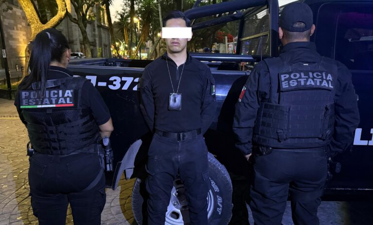 Detienen en Guadalajara a joven que se hacía pasar por policía