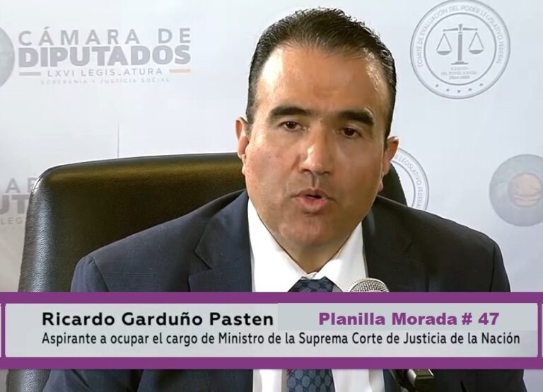 Para ministro de la SCJN, un hombre con fundamentos bien puestos.