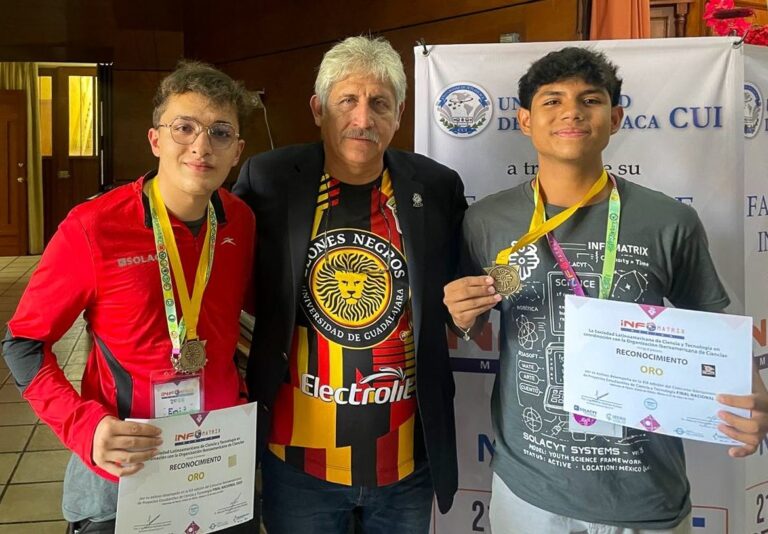Jóvenes de Jocotepec llevarán su talento a Chile tras triunfo en Infomatrix 2025