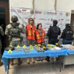 Elementos del Ejército y Guardia Nacional, en coordinación con la F.G.E., detienen a 2 personas tras la ejecución de un cateo en Cto. Santa Teresa, Residencial villitas municipio de Fortin de las Flores, Ver