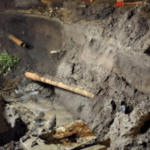 Continúan las labores para reparar socavón en San Pedro Tlaquepaque a pesar de las condiciones climáticas