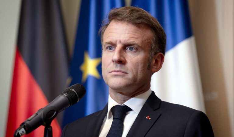 Macron advierte que la UE responderá a amenazas arancelarias de Trump