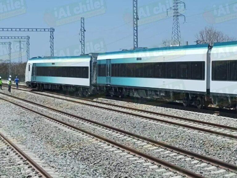 Vagón del Tren Maya se descarrila en Izamal; autoridades atienden incidente