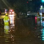 Lluvias intensas de ésta madrugada provocan inundaciones y cierres viales en el ZMG
