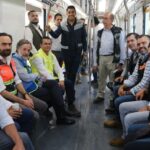 Avanza la Línea 4: Lemus y Federación supervisan recorrido completo