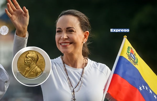 María Corina Machado sorprende al dedicar el Nobel de la Paz a Donald Trump