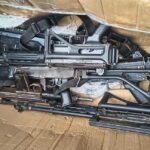 Aseguran arsenal presuntamente robado a la Policía de Techaluta