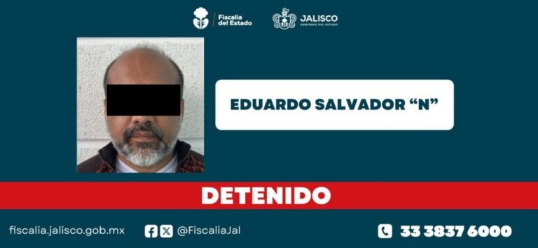 Capturan en Veracruz a presunto responsable de doble homicidio y feminicidio en Zapopan