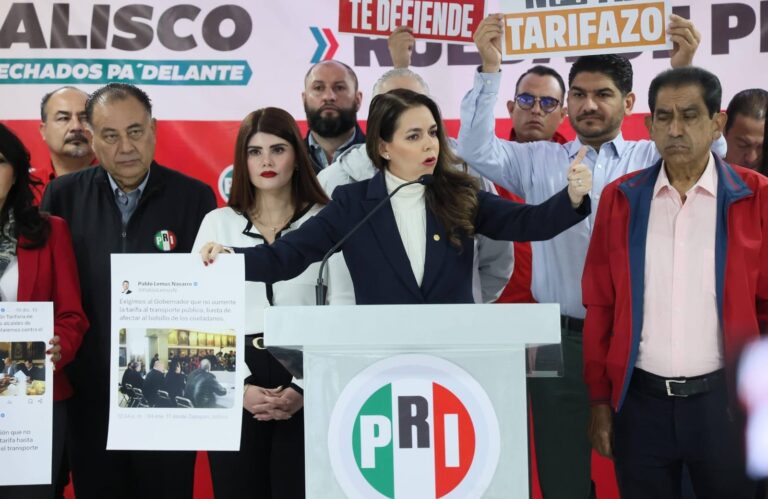 El PRI en Jalisco anuncia resistencia y acciones legales contra el aumento en el pasaje del transporte público