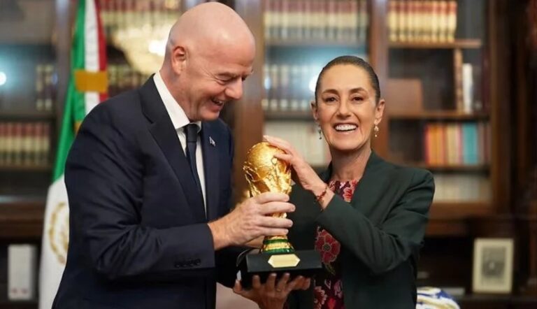 México recibe la Copa del Mundo FIFA en el Aeropuerto Internacional Felipe Ángeles