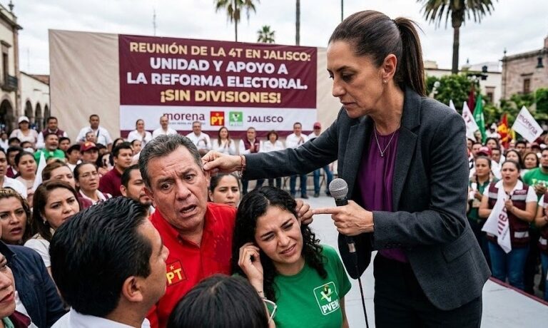 Críticas internas marcan visita de Sheinbaum a Guadalajara