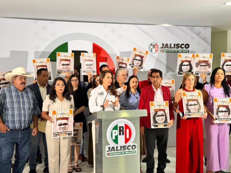 PRI Jalisco acusa alianza legislativa entre Morena y MC por reforma electoral