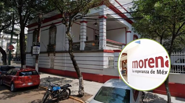 El edificio incómodo de la sede de Morena