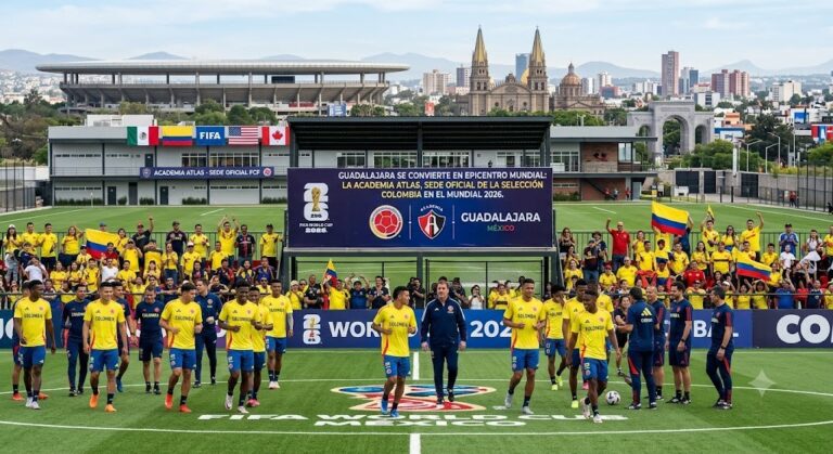 Guadalajara se convierte en epicentro mundial: La Academia Atlas, sede oficial de la Selección Colombia en el Mundial 2026
