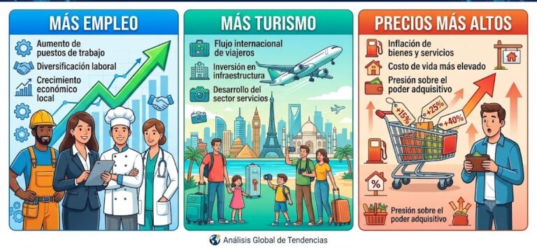 Mundial: más empleo, más turismo… y precios más altos