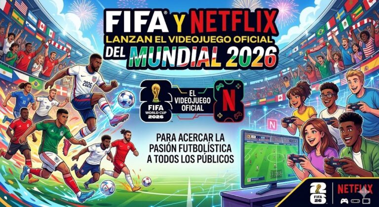 FIFA y Netflix lanzan un innovador videojuego oficial del Mundial 2026 para acercar la pasión futbolística