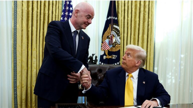 Trump consideraría postular a Gianni Infantino para la Secretaría General de la ONU