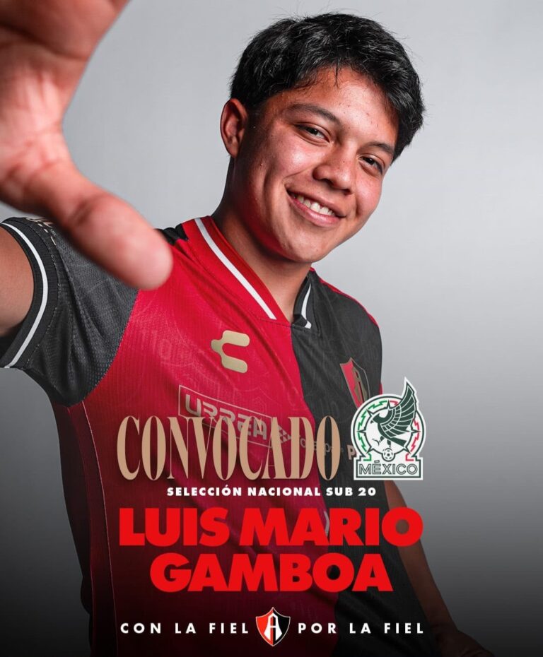 Luis Mario Gamboa representará a México en el Premundial Sub-20 de Concacaf