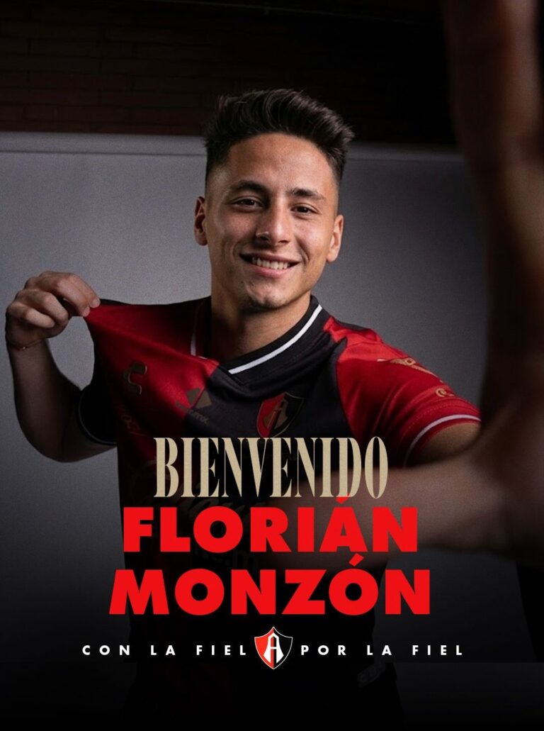 Atlas hace oficial el fichaje de Florián Monzón para reforzar su ataque
