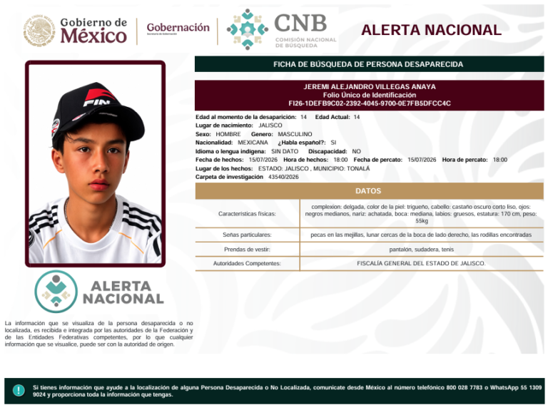Localizan en Sinaloa a dos adolescentes denunciados como desaparecidos en Jalisco