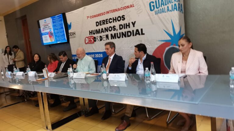Guadalajara será sede de debate internacional sobre derechos humanos y “desorden mundial”