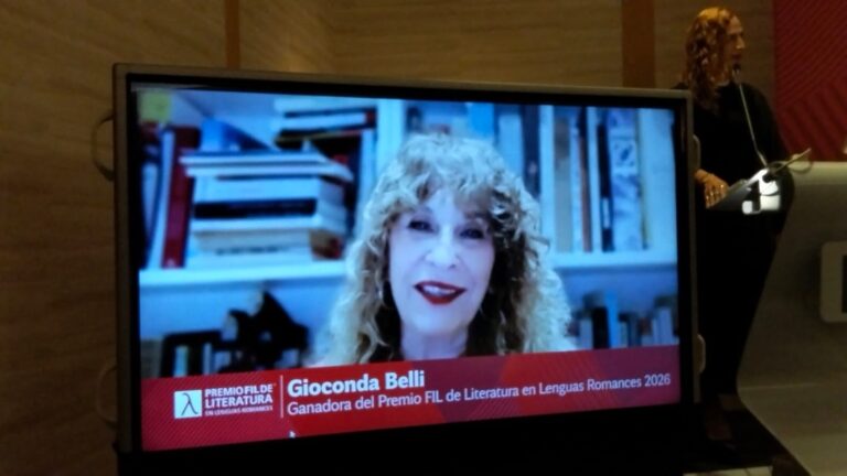 Gioconda Belli recibe el Premio FIL 2026 por su aporte a la literatura y la libertad femenina