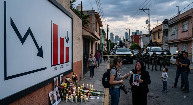 Homicidios bajan, pero México aún no está en paz