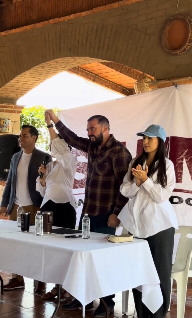 Jocotepec refuerza su respaldo político hacia Hugo García “Bombín”