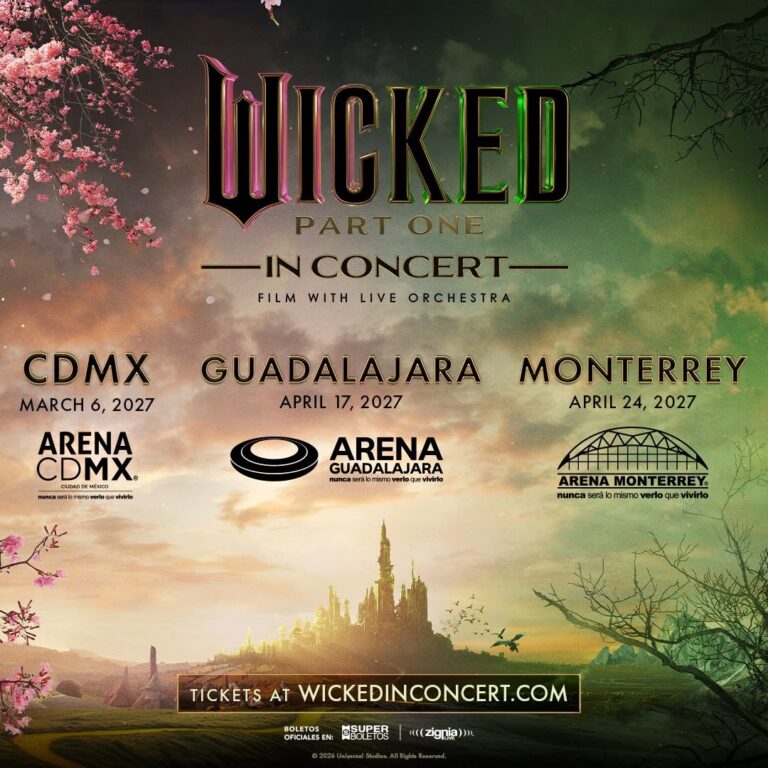 “Wicked” llega a México con una experiencia única que fusiona cine, música en vivo y magia teatral