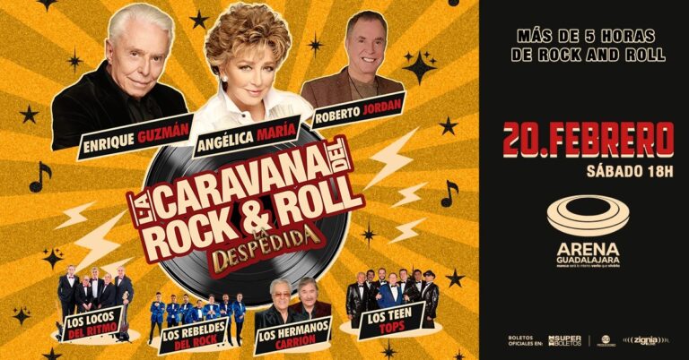 La Caravana del Rock & Roll llegará a Guadalajara con su gira de despedida en 2027