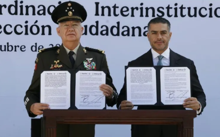SSPC y Sedena, firman convenio para interconectar sistemas de inteligencia militar y civil